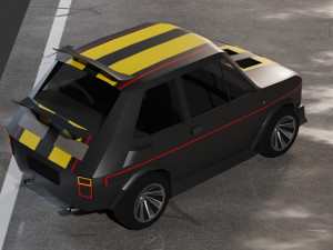 Fiat 126p Maluch Modèle 3D