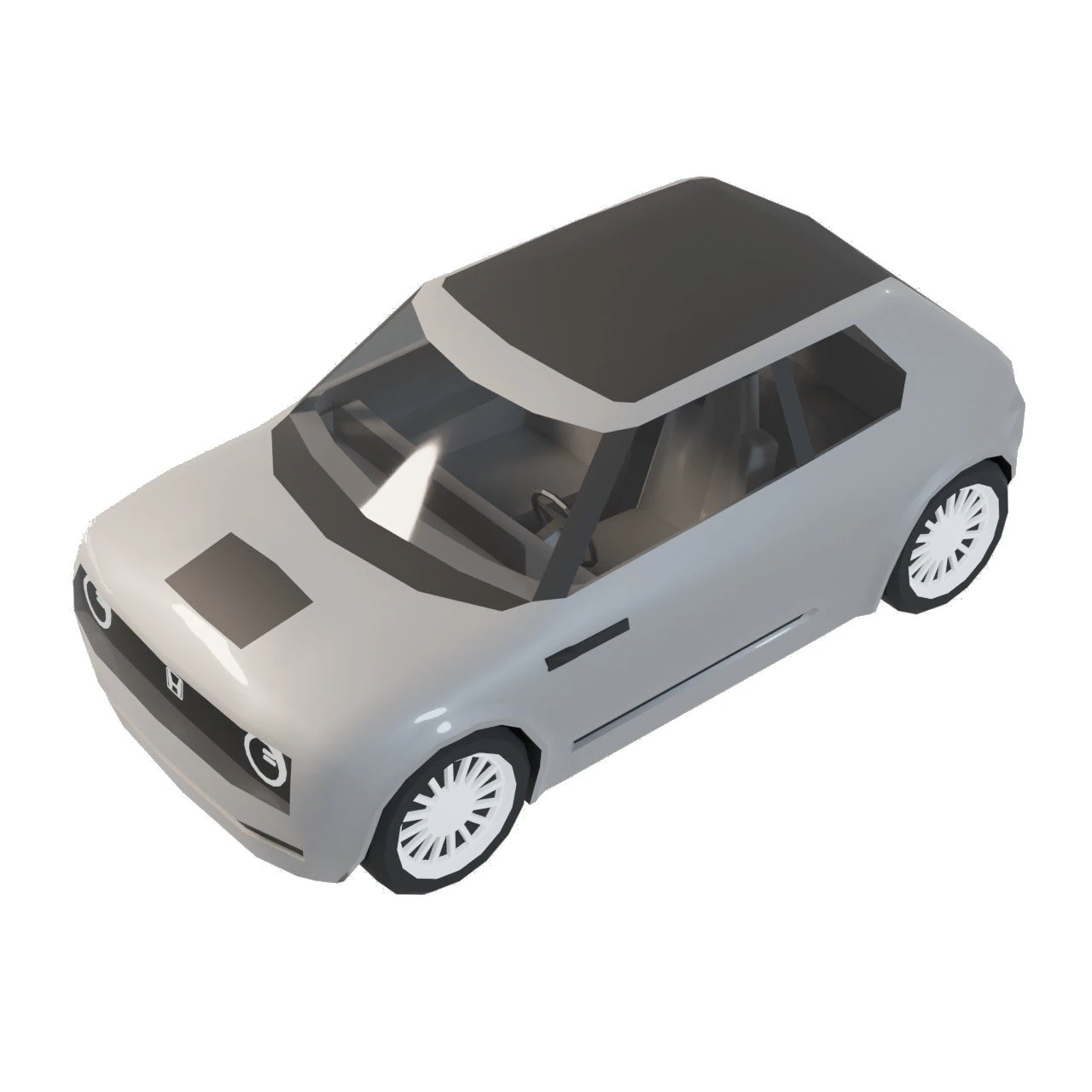 Honda EV urban 3D Model .c4d .max .obj .3ds .fbx .stl .blend 