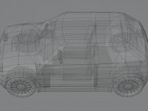 Honda EV urban 3D Model