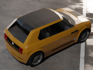 Honda EV urban 3D Model