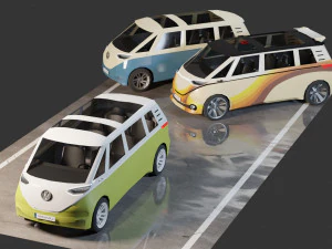 Volkswagen ID Buzz 3D Model