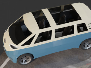 Volkswagen ID Buzz 3D 모델