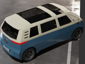 Volkswagen ID Buzz 3D 모델