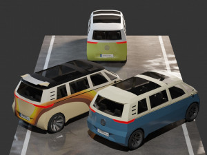 Volkswagen ID Buzz 3D 모델