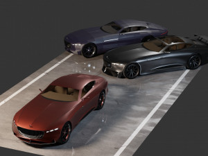 Mercedes Maybach 6 3D Модель