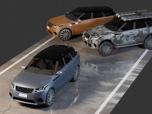 Range Rover Velar 3D-Modell
