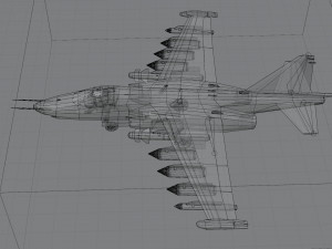 Sukhoi SU-25 Frogfoot Model 3D