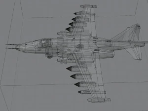 Sukhoi SU-25 Frogfoot 3D Model