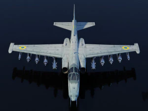 Sukhoi SU-25 Frogfoot 3D Model