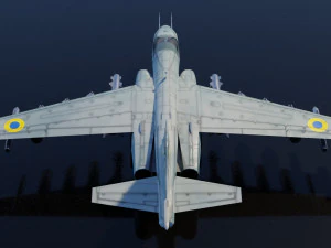 Sukhoi SU-25 Frogfoot 3D Model