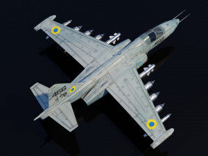 Sukhoi SU-25 Frogfoot Model 3D