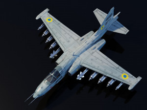 Sukhoi SU-25 Frogfoot Model 3D