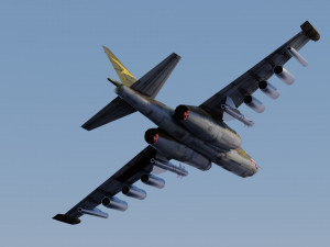 Sukhoi SU-25 Frogfoot Model 3D