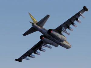 Sukhoi SU-25 Frogfoot 3D Model