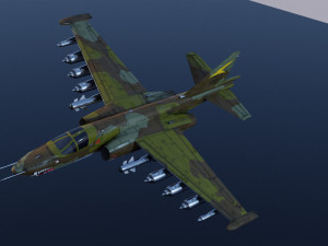 Sukhoi SU-25 Frogfoot Model 3D