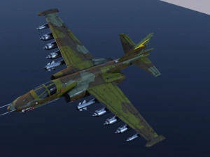 Sukhoi SU-25 Frogfoot 3D Model