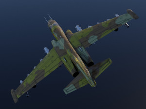 Sukhoi SU-25 Frogfoot Model 3D