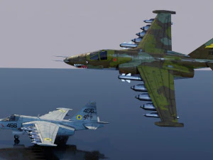 Sukhoi SU-25 Frogfoot 3D Model