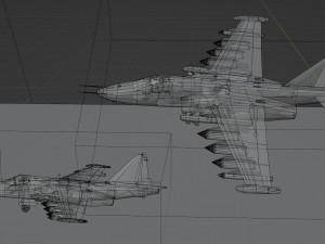 Sukhoi SU-25 Frogfoot Model 3D