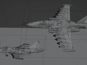 Sukhoi SU-25 Frogfoot 3D Model