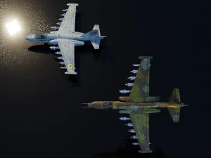 Sukhoi SU-25 Frogfoot 3D Model