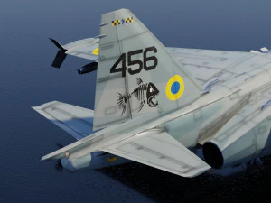 Sukhoi SU-25 Frogfoot 3D Model