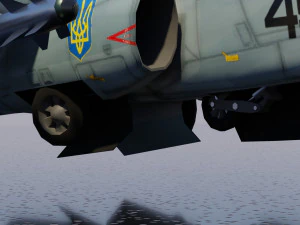 Sukhoi SU-25 Frogfoot 3D Model