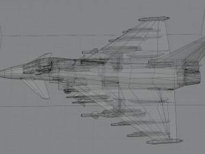 Eurofighter Typhoon EF-2000 Model 3D