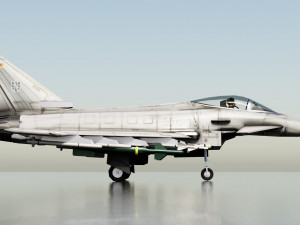Eurofighter Typhoon EF-2000 Model 3D