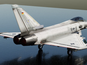 Eurofighter Typhoon EF-2000 Model 3D