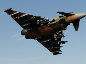 Eurofighter Typhoon EF-2000 Model 3D