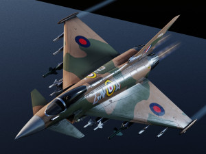 Eurofighter Typhoon EF-2000 Model 3D