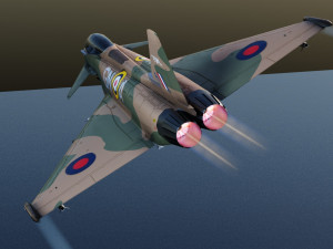 Eurofighter Typhoon EF-2000 Model 3D