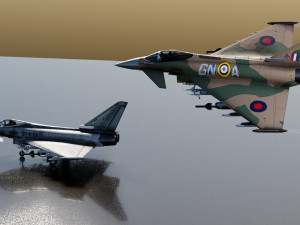 Eurofighter Typhoon EF-2000 Model 3D