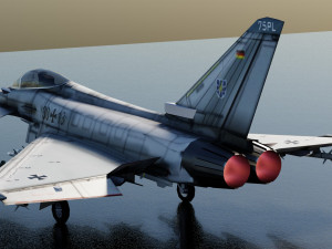 Eurofighter Typhoon EF-2000 Model 3D