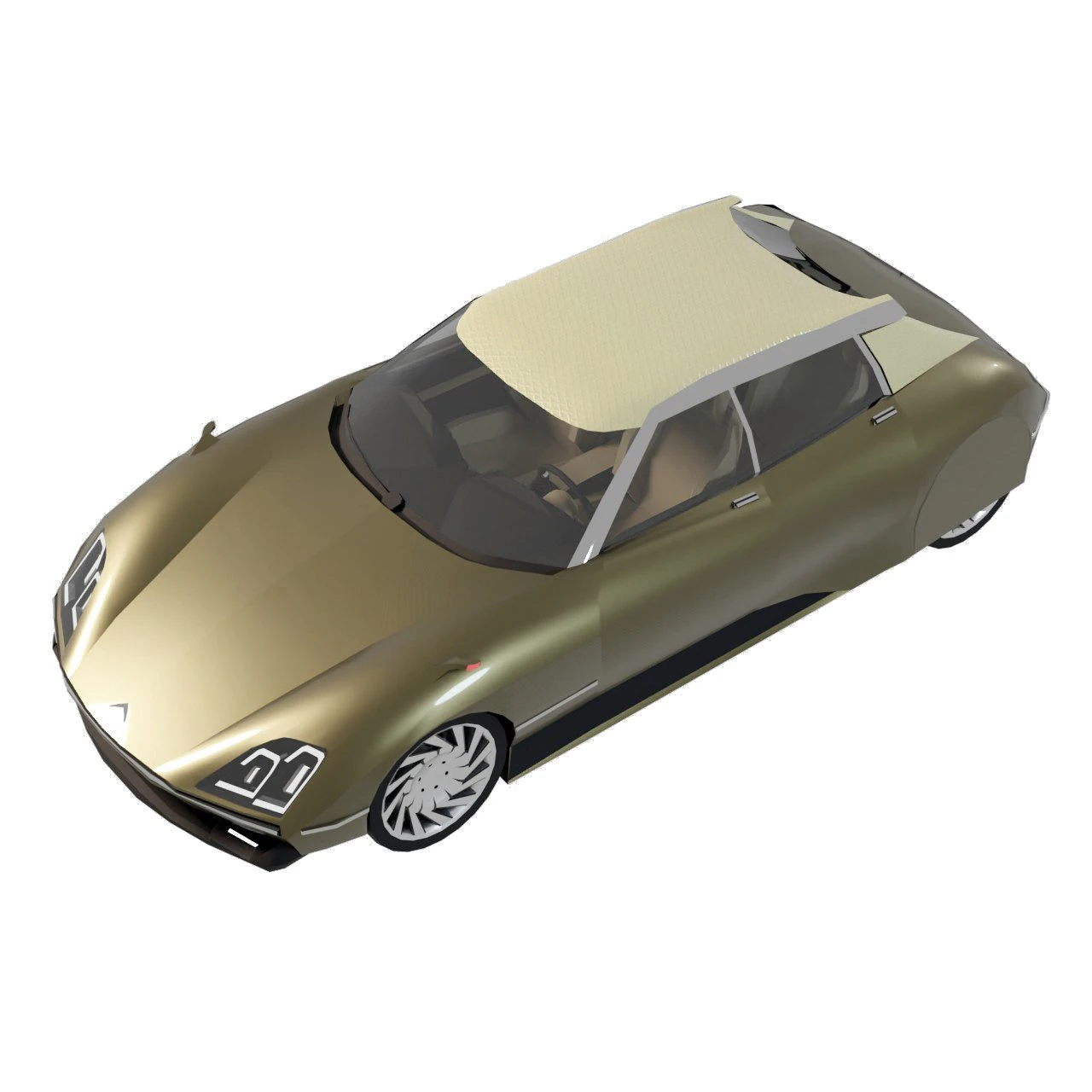 Citroen DS Pallas-E 3D Model .c4d .max .obj .3ds .fbx .stl .blend 