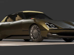 Citroen DS Pallas-E 3D Model