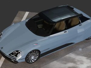 Citroen DS Pallas-E 3D Model
