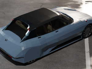 Citroen DS Pallas-E 3D Модель