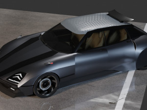 Citroen DS Pallas-E 3D Модель