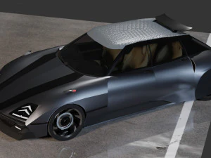 Citroen DS Pallas-E 3D Model