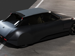 Citroen DS Pallas-E 3D Модель