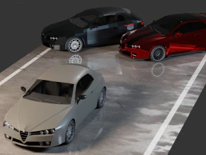 Alfa Romeo Brera 3D Model