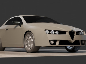 Alfa Romeo Brera 3D 模型