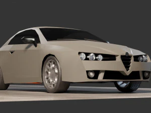 Alfa Romeo Brera 3D Model