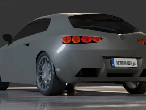 Alfa Romeo Brera 3D Model