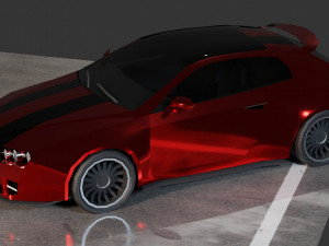 Alfa Romeo Brera 3D 模型