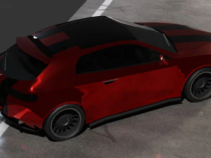 Alfa Romeo Brera 3D Model