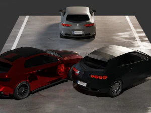 Alfa Romeo Brera 3D Model