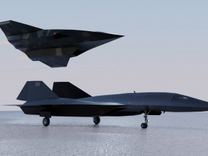Lockheed SR-72 Darkstar Modelo 3D